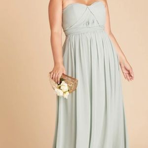 Birdy Grey Curve Sage Bridesmaids Dress